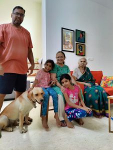Succcessful adoption of a rescued female Labrador in Bangalore