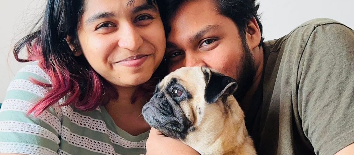Successful adoption of a senior female pug in Bangalore